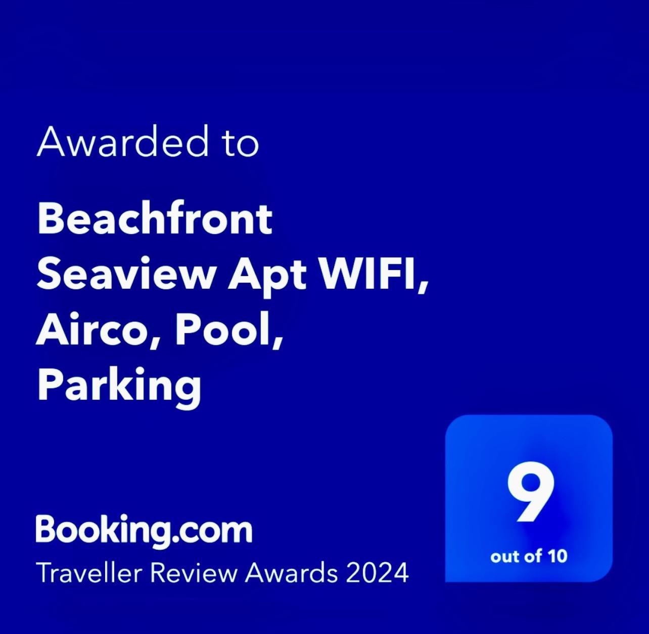 Beachfront Seaview Litoralmar Apt, Fast Wifi, Airco, Pool, Private Parking Portimão Exteriér fotografie